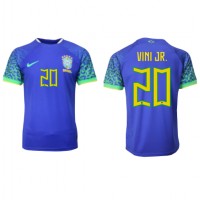 Brazil Vinicius Junior #20 Replica Away Shirt World Cup 2022 Short Sleeve